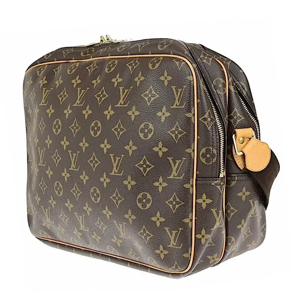 LOUIS VUITTON Reporter Monogram Messenger Bag GM LV Dust Bag & COA Authentic